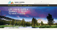 Desktop Screenshot of bankofthesierra.com